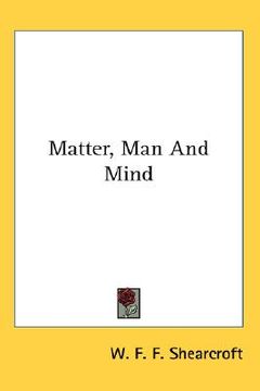 portada matter, man and mind (en Inglés)