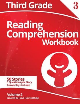 portada Third Grade Reading Comprehension Workbook: Volume 2 (en Inglés)