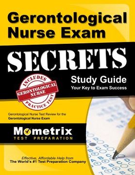 portada Gerontological Nurse Exam Secrets Study Guide: Gerontological Nurse Test Review (en Inglés)