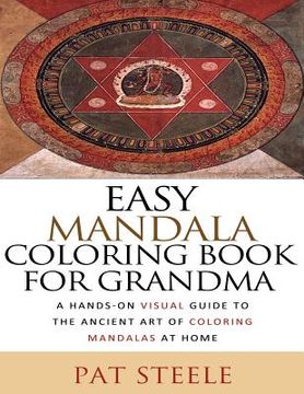 portada Easy Mandala Coloring Book For Grandma (en Inglés)