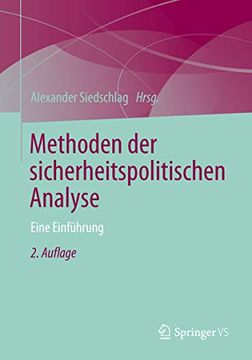 portada Methoden der Sicherheitspolitischen Analyse: Eine Einführung (in German)