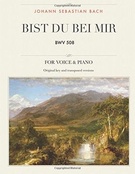 portada Bist du bei Mir: Bwv 508, for Medium, High and low Voices (in English)