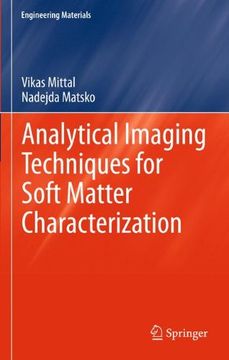 portada analytical imaging techniques for soft matter characterization (en Inglés)