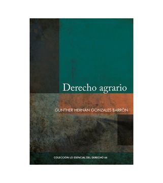 portada Derecho agrario (in Spanish)