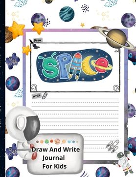 portada Space Draw And Write Journal For Kids (en Inglés)