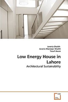 portada low energy house in lahore (en Inglés)