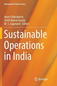 portada Sustainable Operations in India (in English)