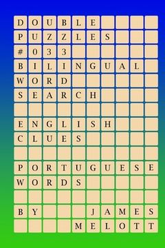 portada Double Puzzles #033 - Bilingual Word Search - English Clues - Portuguese Words