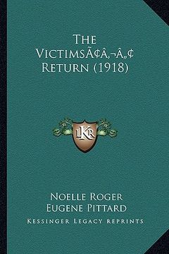 portada the victimsacentsa -a cents return (1918)