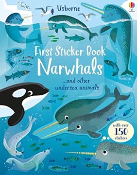 portada First Sticker Book Narwhals (First Sticker Books) (in English)