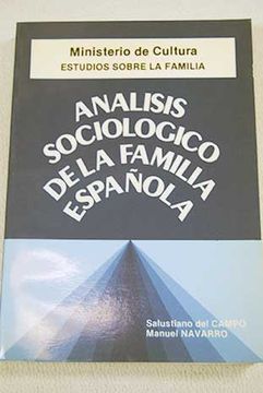 portada Análisis sociológico de la familia española