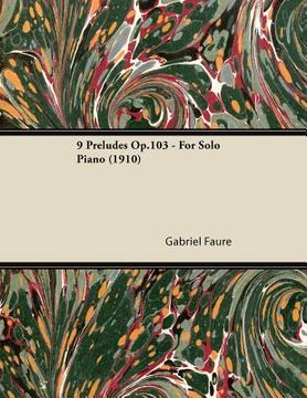 portada 9 pr ludes op.103 - for solo piano (1910) (en Inglés)