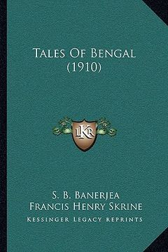 portada tales of bengal (1910) (en Inglés)