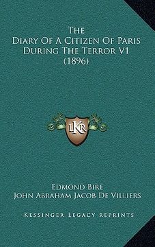 portada the diary of a citizen of paris during the terror v1 (1896) (en Inglés)