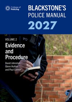 portada Blackstone's Police Manual Volume 2: Evidence and Procedure 2027 (en Inglés)