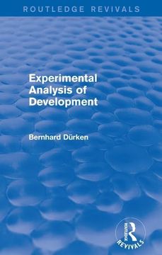 portada Experimental Analysis of Development (en Inglés)