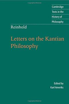 portada Reinhold: Letters on the Kantian Philosophy Paperback (Cambridge Texts in the History of Philosophy) (en Inglés)