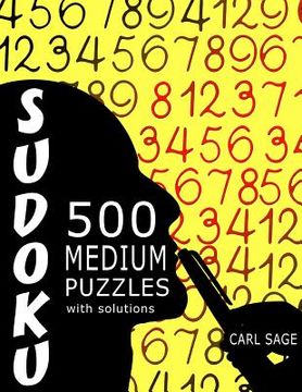 portada Sudoku 500 Medium Puzzles With Solutions (en Inglés)