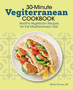 portada 30-Minute Vegiterranean Cookbook: Healthy Vegetarian Recipes for the Mediterranean Diet (en Inglés)