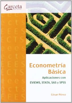 portada Econometría Básica: Aplicaciones con Eviews, Stata, sas y Spss