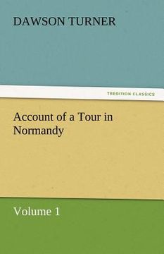 portada account of a tour in normandy (en Inglés)