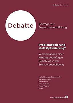 portada Problematisierung Statt Optimierung? (en Alemán)