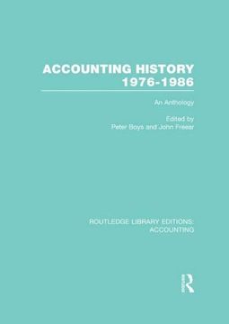 portada Accounting History 1976-1986 (Rle Accounting): An Anthology (in English)