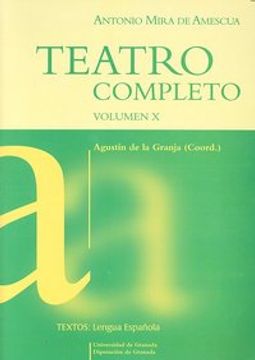portada Teatro Completo, Vol. X (Textos/ Lengua Española)