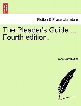 portada the pleader's guide ... fourth edition.
