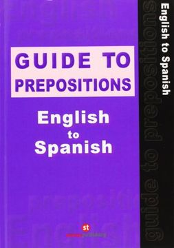 portada Guide Of English To Spanish Preposition