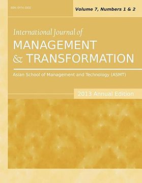 portada International Journal of Management and Transformation: (2013 Annual Edition)