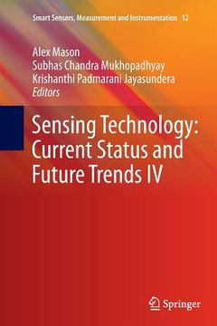 portada Sensing Technology: Current Status and Future Trends IV (en Inglés)