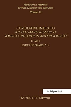 portada Volume 21, Tome I: Cumulative Index: Index of Names, A-K
