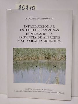 portada Introducción al Estudio de las Zonas Húmedas de la Provincia de Albacete y su av