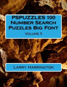 portada PSPUZZLES 100 Number Search Puzzles Big Font Volume 5