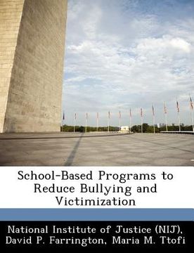portada school-based programs to reduce bullying and victimization