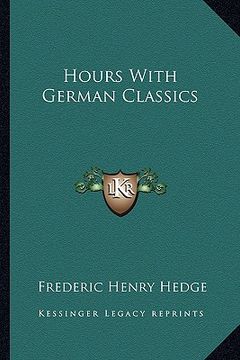 portada hours with german classics (en Inglés)