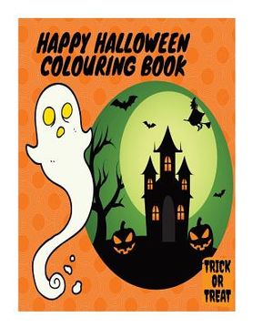 portada Happy Halloween Colouring Book (en Inglés)