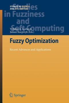 portada fuzzy optimization: recent advances and applications