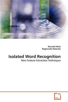 portada isolated word recognition (en Inglés)