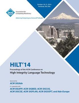 portada HILT 14 High Integrity Language Technology, SIGADA International Conference (en Inglés)