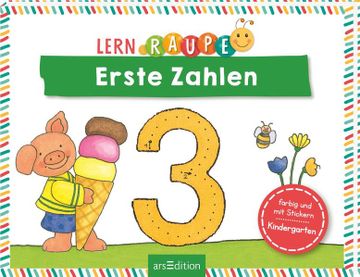 portada Lernraupe? Erste Zahlen: Übungen und Rätsel für Kindergartenkinder (en Alemán)