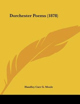 portada dorchester poems (1878) (in English)