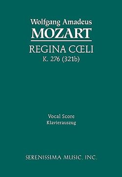 portada Regina Coeli, K.276 / 321b: Vocal score (en Latin)