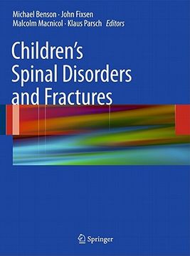portada children's spinal disorders and fractures (en Inglés)