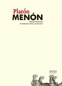 portada Menón o la Virtud (in Spanish)