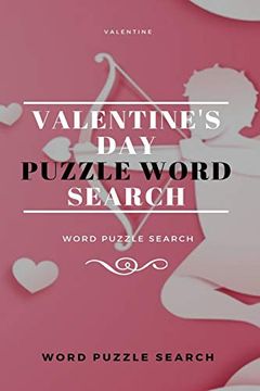 portada Valentine Valentine's day Puzzle Word Search Word Puzzle Search 