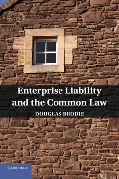 portada Enterprise Liability and the Common law (en Inglés)