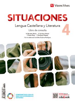 portada Lengua Castellana y Literatura 4º eso Situaciones 4 Libro de Consulta (in Spanish)