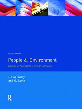 portada People and Environment: Behavioral Approaches in Human Geography (en Inglés)